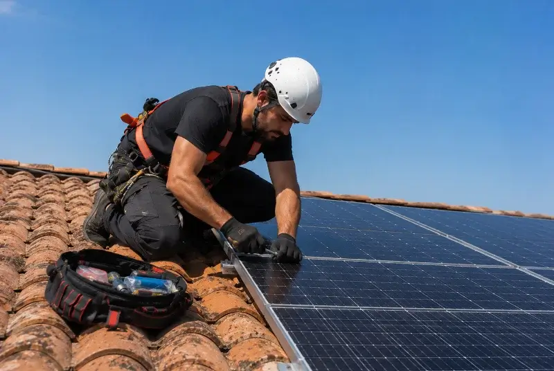 Maintenance et monitoring de panneaux solaires à Saint-Paul-du-Bois